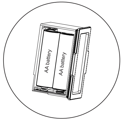 WOOX R4238 Smart Garden Irrigation Control - battery compartment