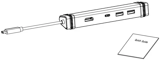 CANYON DS-3 USB Type C multiport Hub - package