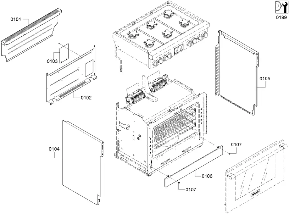 Thermador PRD366WHU-2 Dual Fuel Professional Range 1