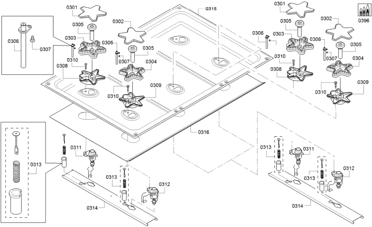 Thermador PRD366WHU-2 Dual Fuel Professional Range 3