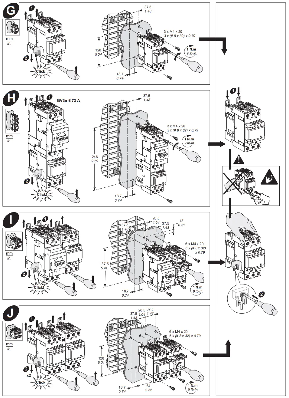 Schneider Electric LC2D A Series TeSys Deca Reversing Contactor - assembly 4
