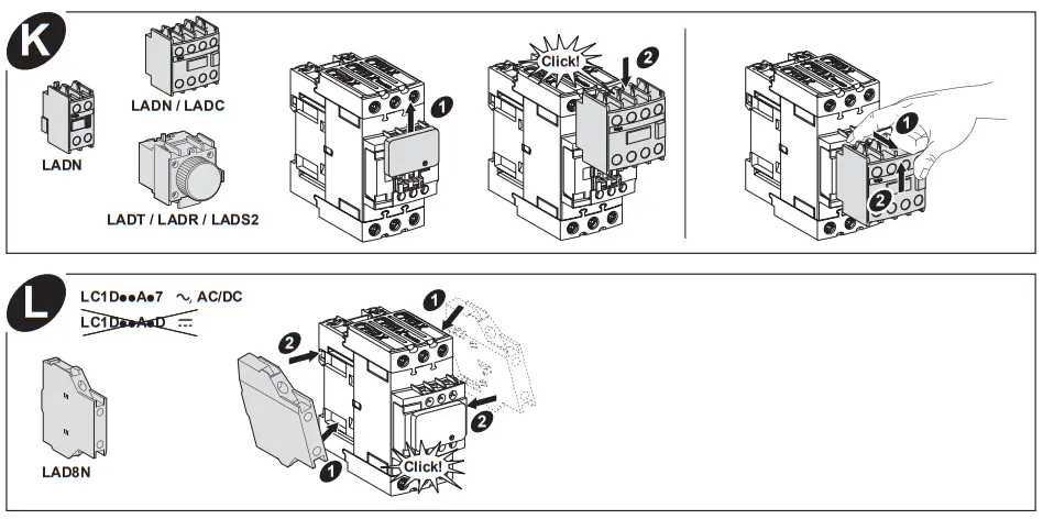Schneider Electric LC2D A Series TeSys Deca Reversing Contactor - assembly 5