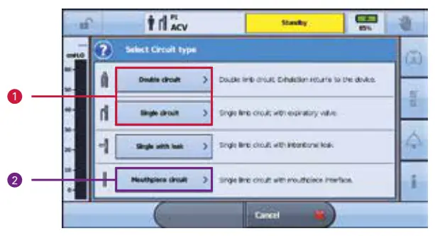 ResMed Astral Series Invasive and Non Invasive Ventilators - Choose your circuit setup