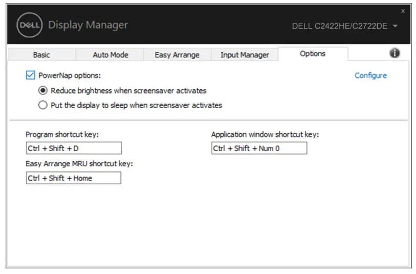 DELL C2722DE 27 inch IPS Video Conferencing Monitor - Conservation Features