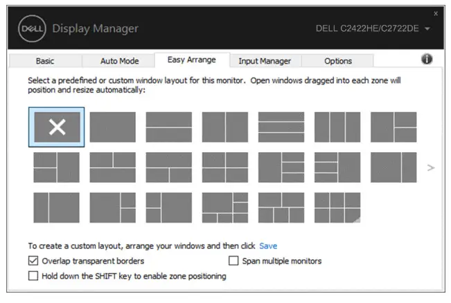 DELL C2722DE 27 inch IPS Video Conferencing Monitor - Easy Arrange