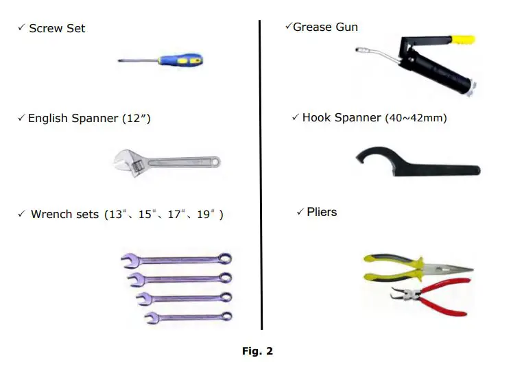 AMGO EM06 6000 lbs Portable Mid-Rise Scissor Lift User Manual - Figure - 2