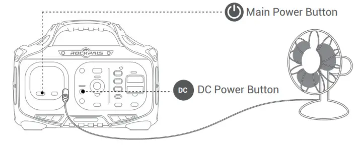 ROCKPALS RockPower 300W Portable Power Station-DC Output