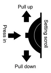 FIG 31 Setting scroll functions