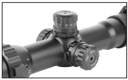 AIM Sports Scope - Target style adjustments for range and wind