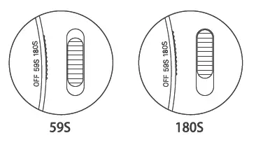 Slide the toggle switch