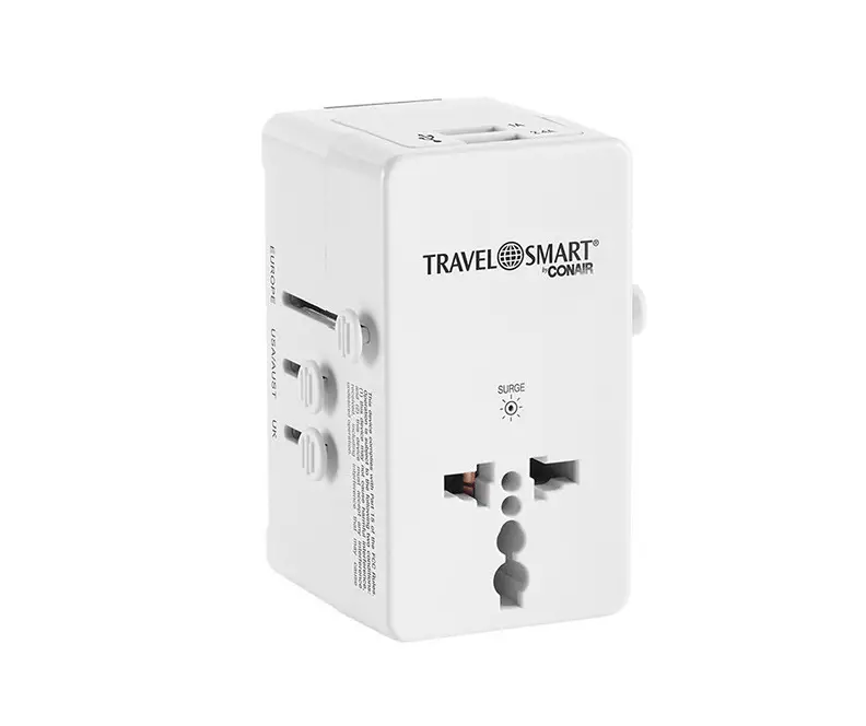 Conair Ts240ap All-in-one International Adapter With 2 Outlets & 2 Usb Ports User Guide Conair Ts240ap All-in-one International Adapter With 2 Outlets & 2 Usb Ports User Guide