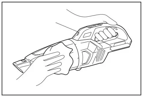 Makita Cordless Cleaner CL001G Instruction Manual - Cleaner body