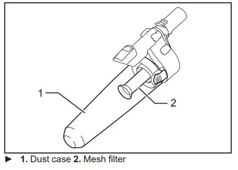 Makita Cordless Cleaner CL001G Instruction Manual - Dry the parts thoroughly before reinstallation and use