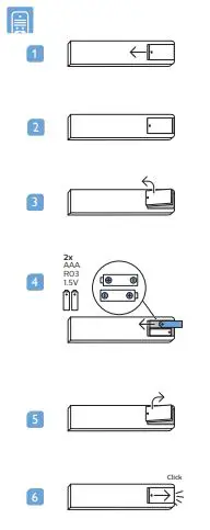 PHILIPS 7506 Series Television remorte setup