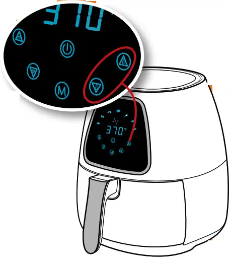 Gourmia R-GAF-318 4-Quart Digital Air Fryer- preset