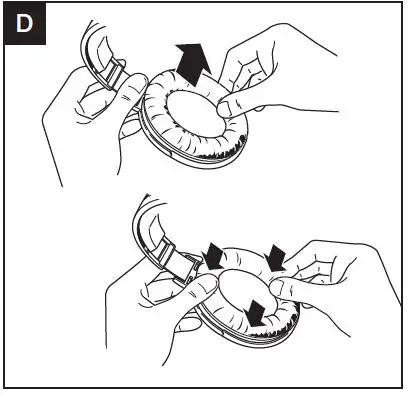 Replacing the ear pads