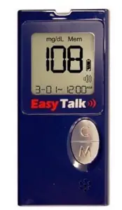91237 0001 47 Home Aide Easy Talk Glucose Meter