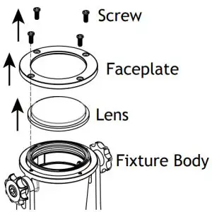 AMP Lighting AUL 8002 B BZ Low Voltage Landscape Lighting - Lens