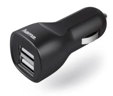 Hama 00123545 Dual Usb Car Charger Instruction Manual