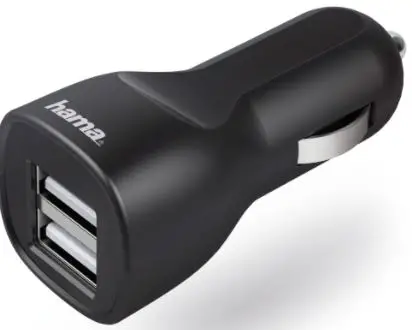 hama 00123545 Dual USB Car Charger