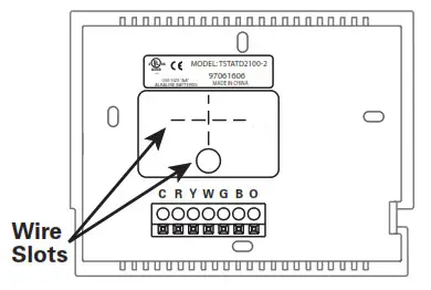 DAIKIN TSTATD2100-2 Digital Thermostat- Thermal Insulating Sheet