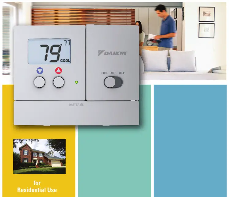 DAIKIN TSTATD2100-2 Digital Thermostat