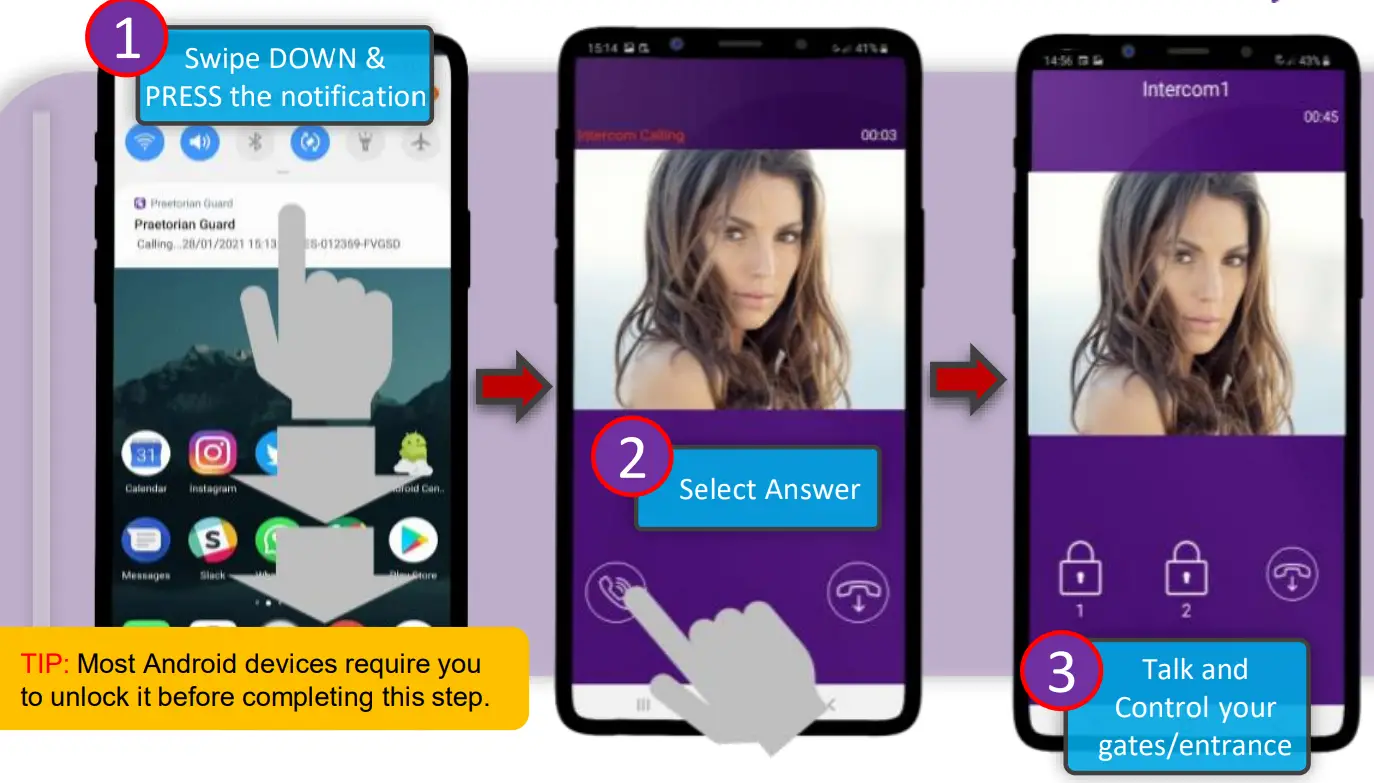 Praetorian Guard WIFIIBK Wi fi Doorbell with Keypad - fig 13