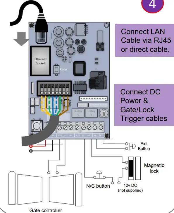 Praetorian Guard WIFIIBK Wi fi Doorbell with Keypad - fig 5