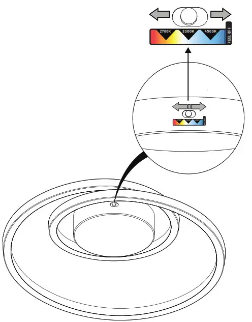 artika FM-SA-CR Salto LED Ceiling Light- LIGHT COLORS
