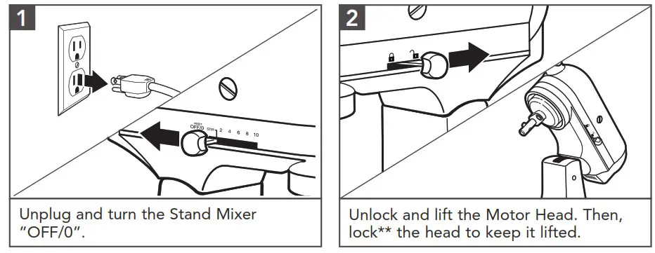 KitchenAid K45 Series 4 5 Quart Tilt Head Stand Mixer - ASSEMBLY