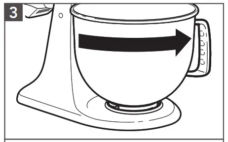 KitchenAid K45 Series 4 5 Quart Tilt Head Stand Mixer - Twist to unlock