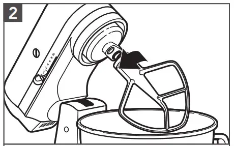 KitchenAid K45 Series 4 5 Quart Tilt Head Stand Mixer -upward