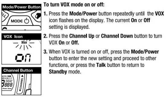 FIG 10 Voice Activated Transmit (VOX)