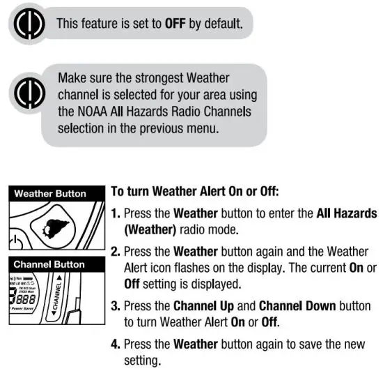 FIG 18 Weather (WX) Alert Mode