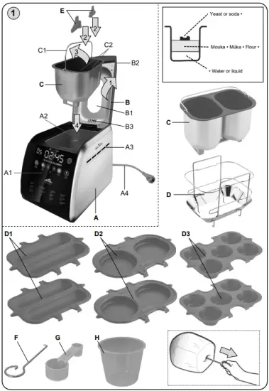 DESCRIPTION OF THE APPLIANCE AND ACCESSORIES