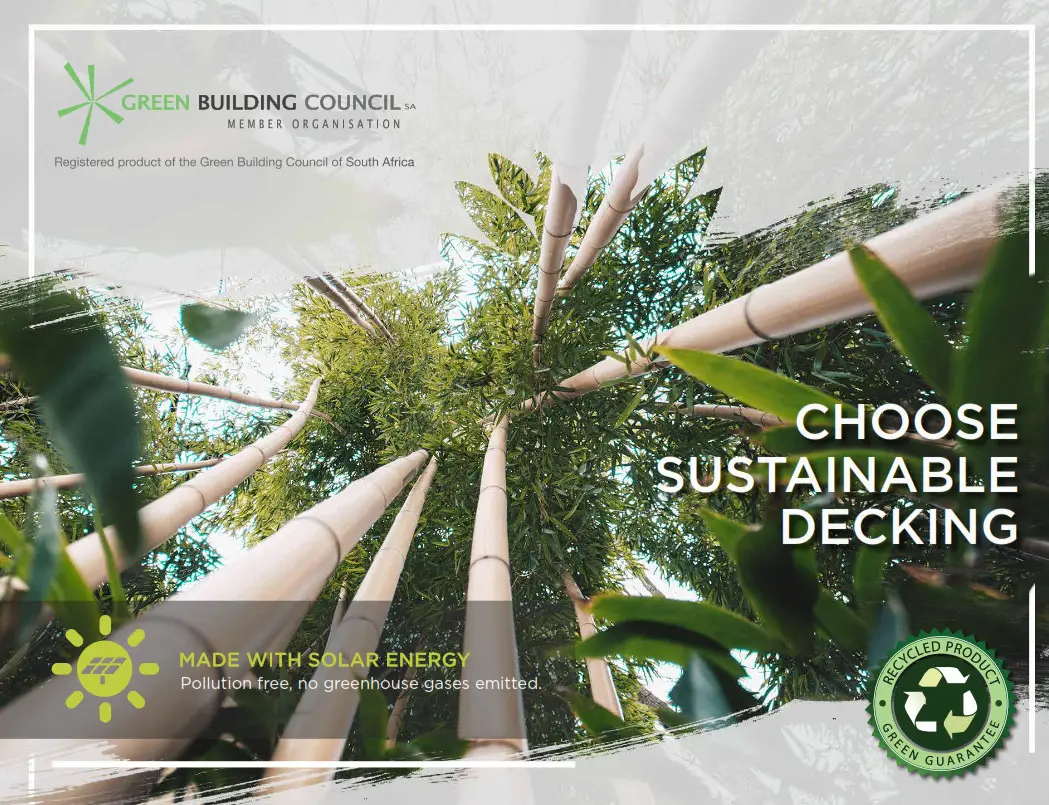 Registered product of the Green Building Council of South Africa