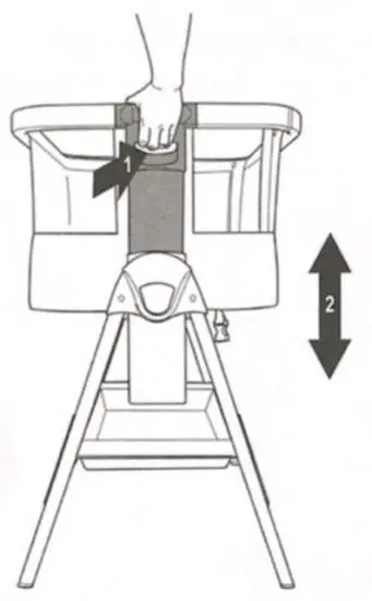 nested 4013279 Serenity Co Sleeper - Height Adjustment