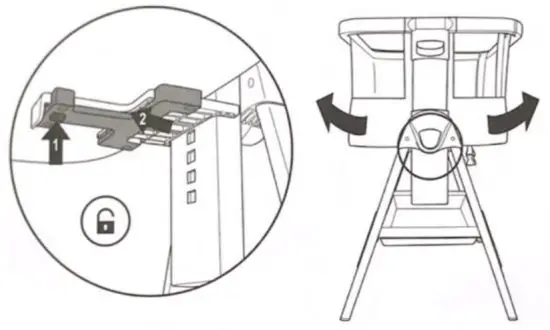 nested 4013279 Serenity Co Sleeper - Rocking Crib