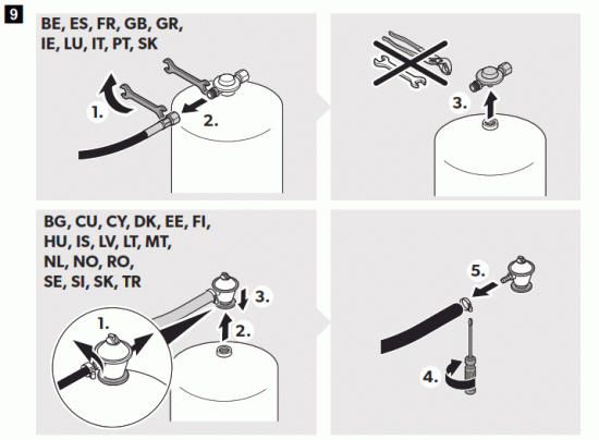 Kampa 5060145406421 BRUCE Portable Gas Barbecue - Gas Barbec9