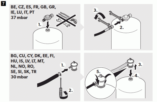 Kampa 5060145406421 BRUCE Portable Gas Barbecue - Gas Barbecue 88