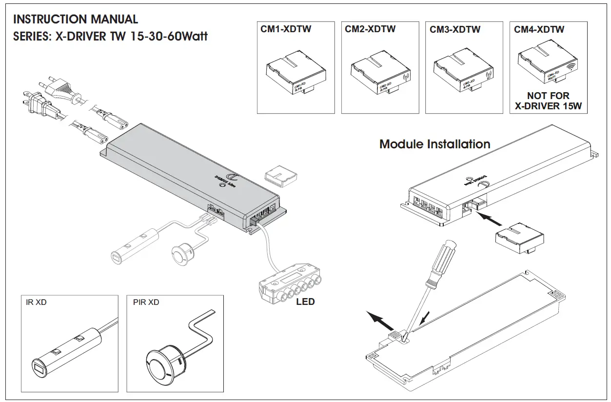 DOMUS LINE LED Power X-Driver TW 1