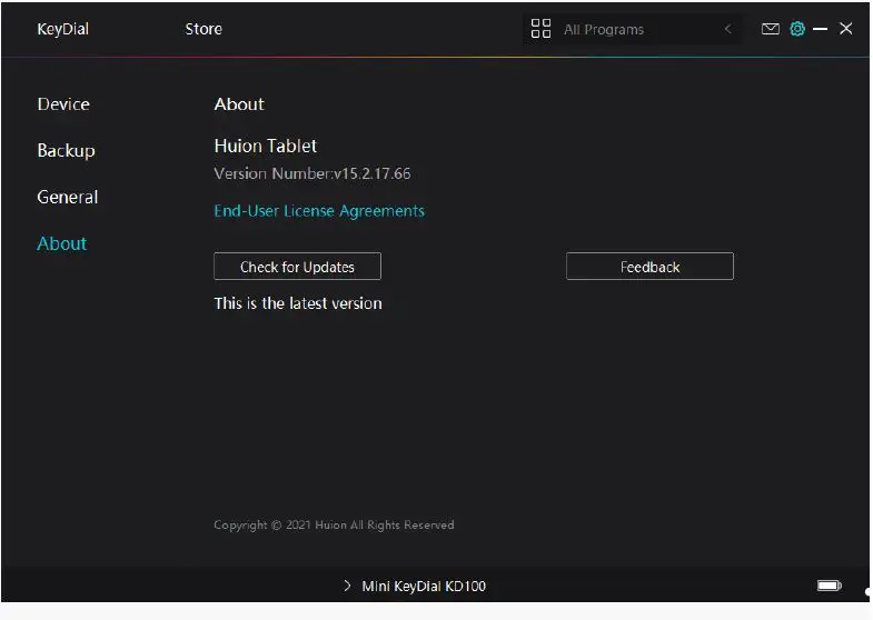 HUION KD100 Mini Keydial Shortcut Remote Controller figure 12