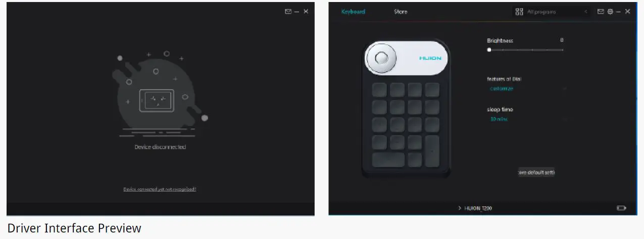 HUION KD100 Mini Keydial Shortcut Remote Controller figure 6