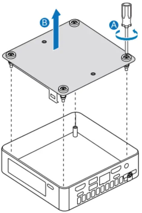 Intel- Open the Chassis