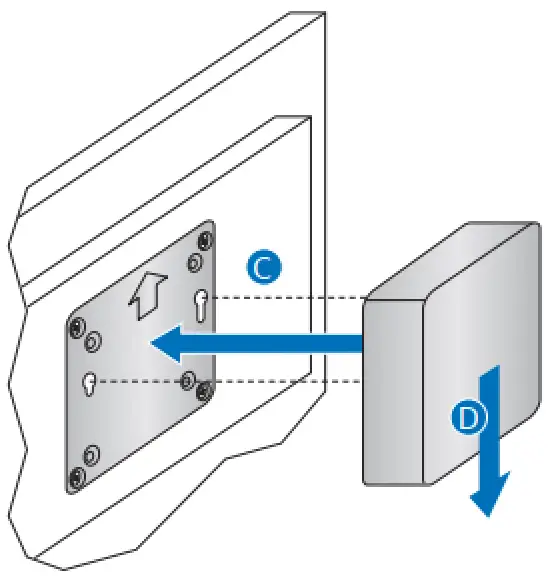 Use the VESA Bracket-1