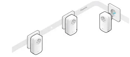 Tp-link AV1300 3-port Gigabit Passthrough Powerline Adapter - Add Another Powerline Adapter 1