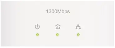 Tp-link AV1300 3-port Gigabit Passthrough Powerline Adapter - LED Legend 1