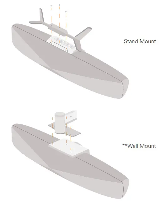 MERLYN MIND SCMAA1 SC Series Symphony Classroom AI Enabled Classroom Hub - mounting options