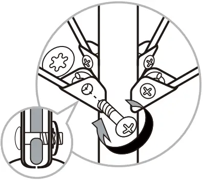 EVERGREEN A5 Electric light for Tree Loose Hinge Pin