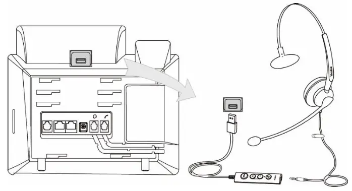 Yealink Wired USB Headset - 10